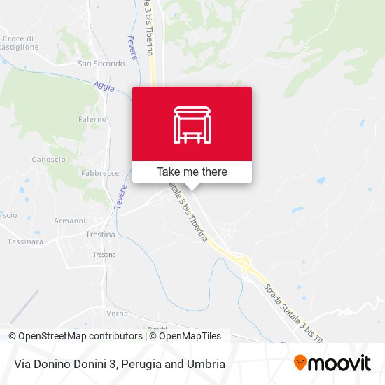 Via Donino Donini 3 map