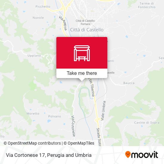 Via Cortonese 17 map