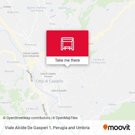 Viale Alcide De Gasperi 1 map