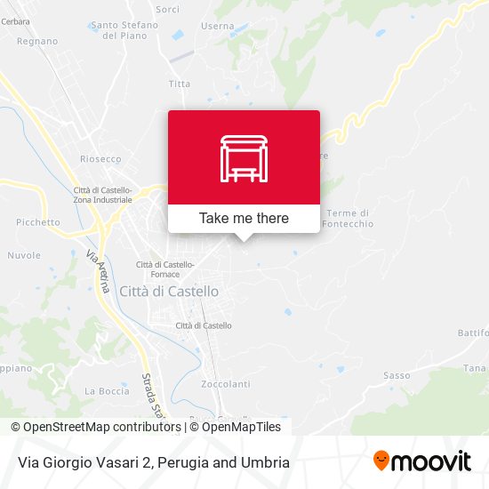 Via Giorgio Vasari 2 map
