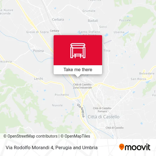 Rodolfo Morandi Street 4 map