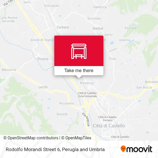 Rodolfo Morandi Street 6 map