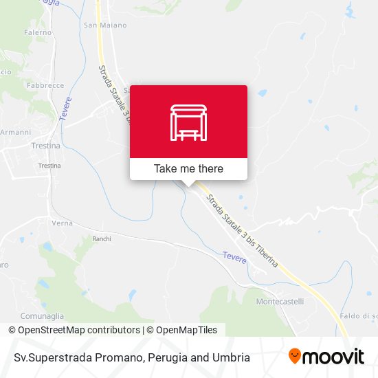 Sv.Superstrada Promano map