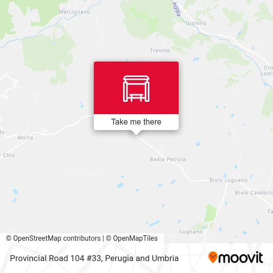 Provincial Road 104 #33 map
