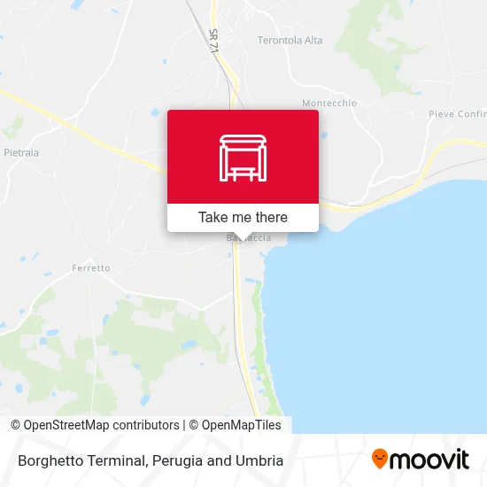 Borghetto Terminal map