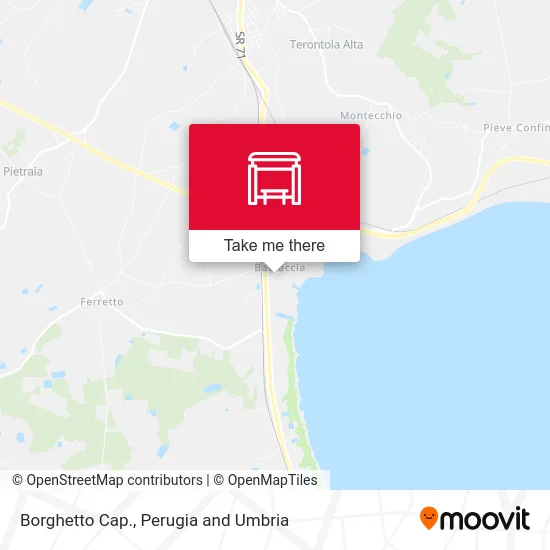 Borghetto Terminal map