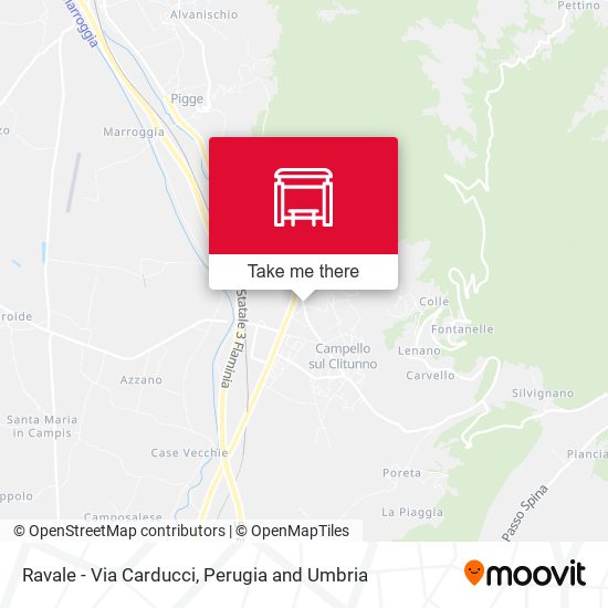 Ravale - Via Carducci map