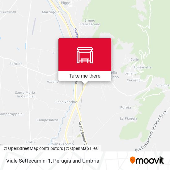 Viale Settecamini 1 map