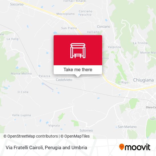 Via Fratelli Cairoli map