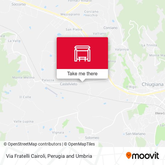 Via Fratelli Cairoli map