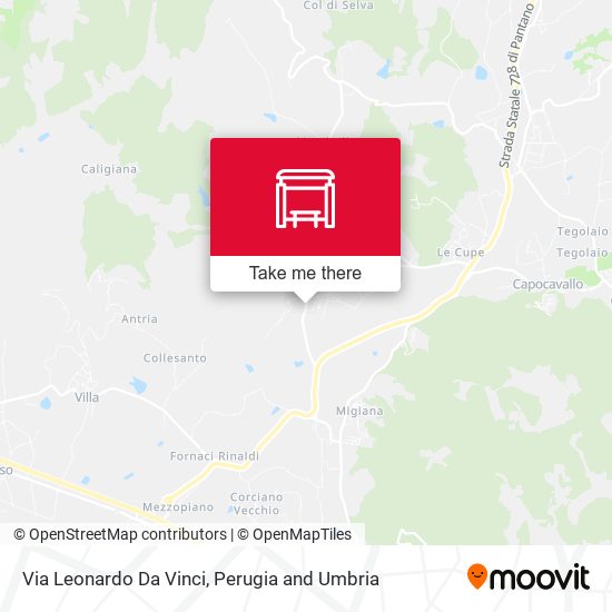 Via Leonardo Da Vinci map
