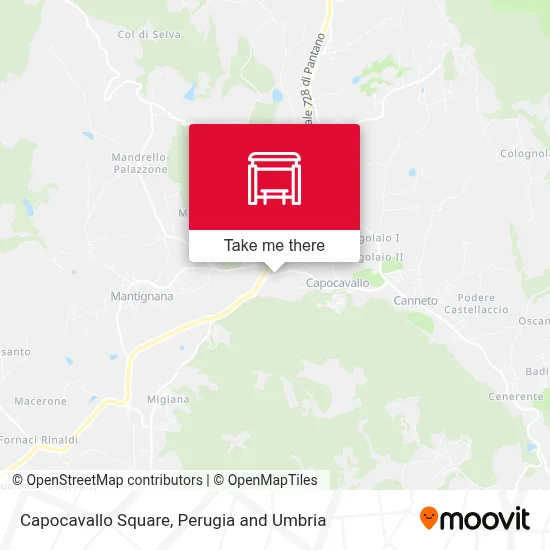 Capocavallo Square map