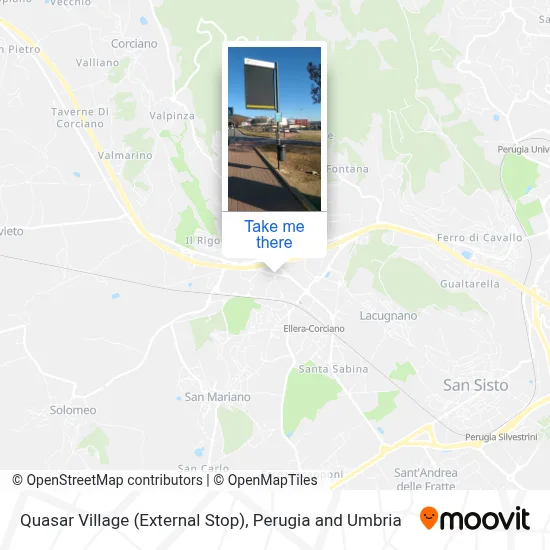 Quasar Village (External Stop) map