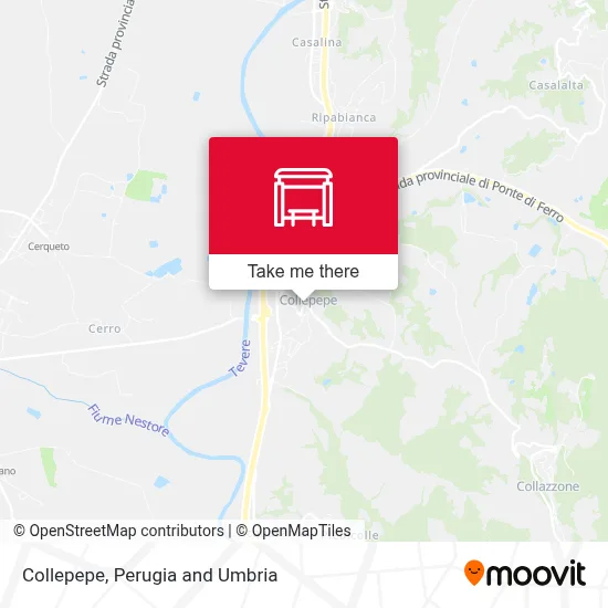 Collepepe map