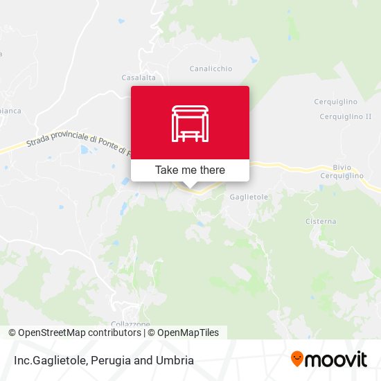 Inc.Gaglietole map