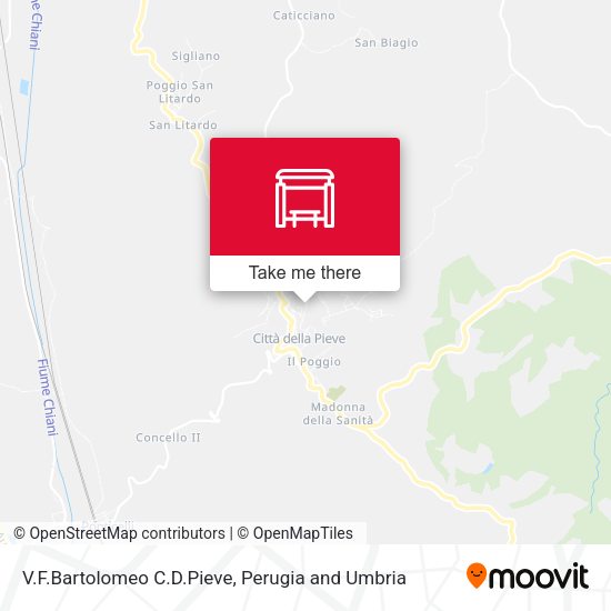 V.F.Bartolomeo C.D.Pieve map