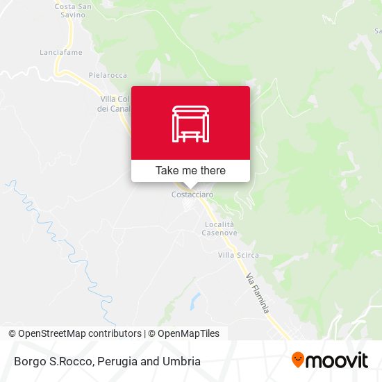 Borgo S.Rocco map