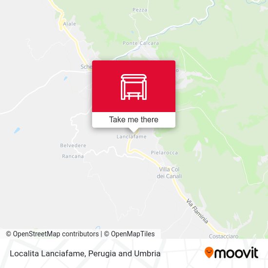 Localita Lanciafame map
