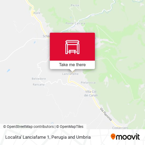 Localita Lanciafame 1 map