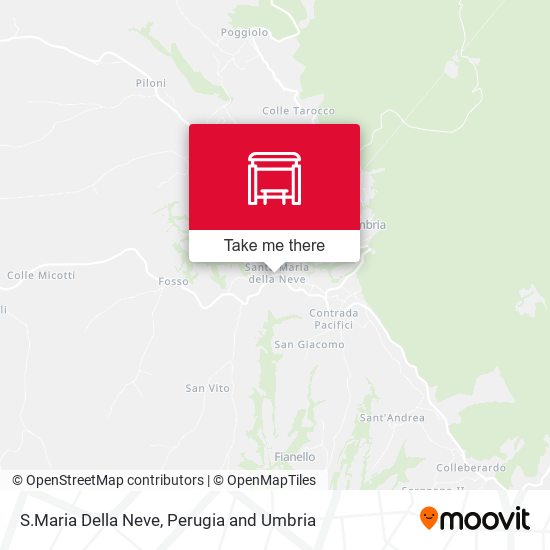 S.Maria Della Neve map