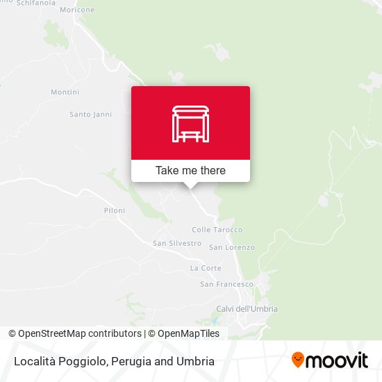 Località Poggiolo map