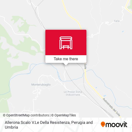 Allerona Scalo V.Le Della Resistenza map