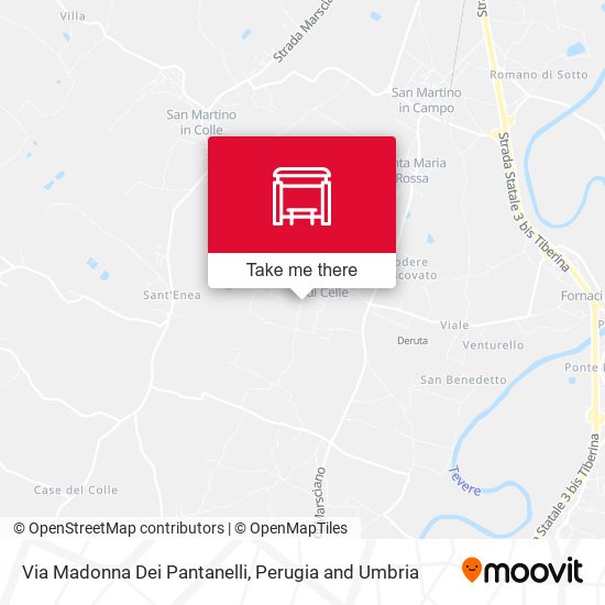 Via Madonna Dei Pantanelli map