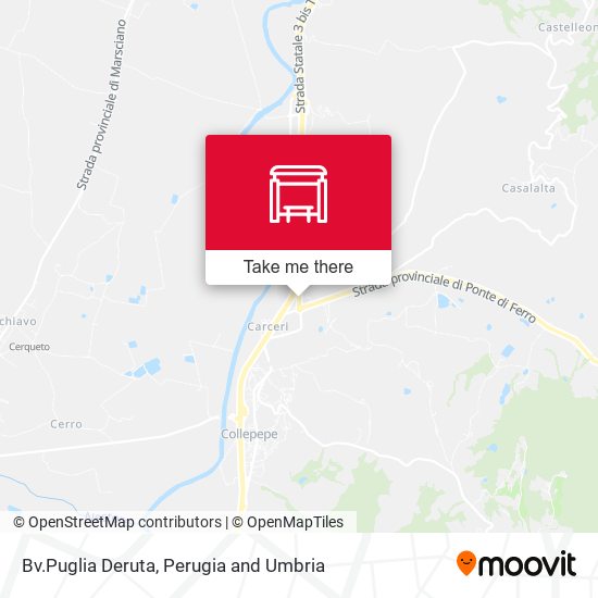 Bv.Puglia Deruta map