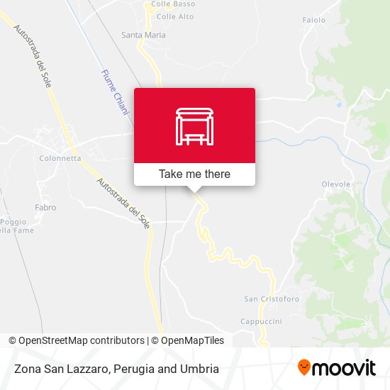 Zona San Lazzaro map