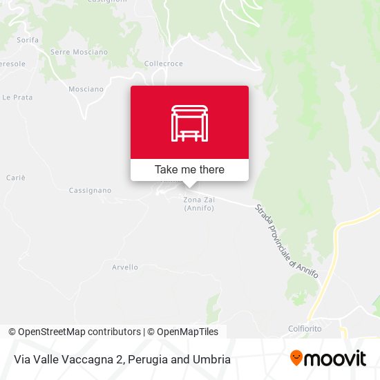 Via Valle Vaccagna 2 map