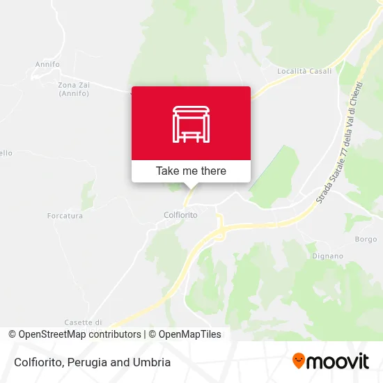 Colfiorito map