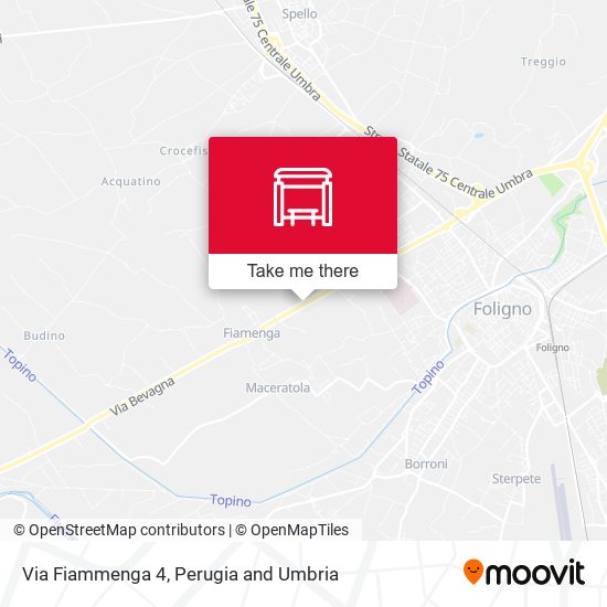 Via Fiammenga 4 map