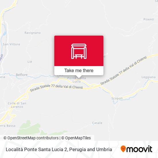 Località Ponte Santa Lucia 2 map