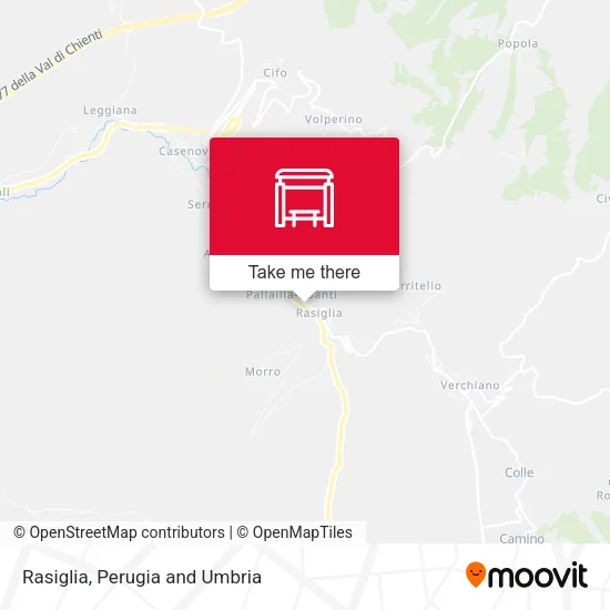 Rasiglia map