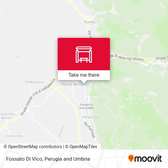 Fossato Di Vico map
