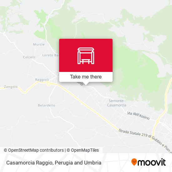 Casamorcia Raggio map
