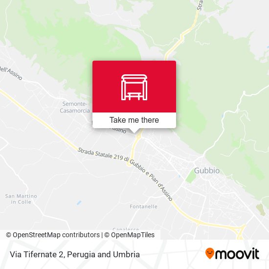 Via Tifernate 2 map