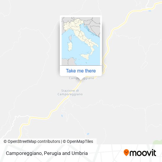Camporeggiano map