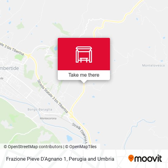 Frazione Pieve D'Agnano 1 map