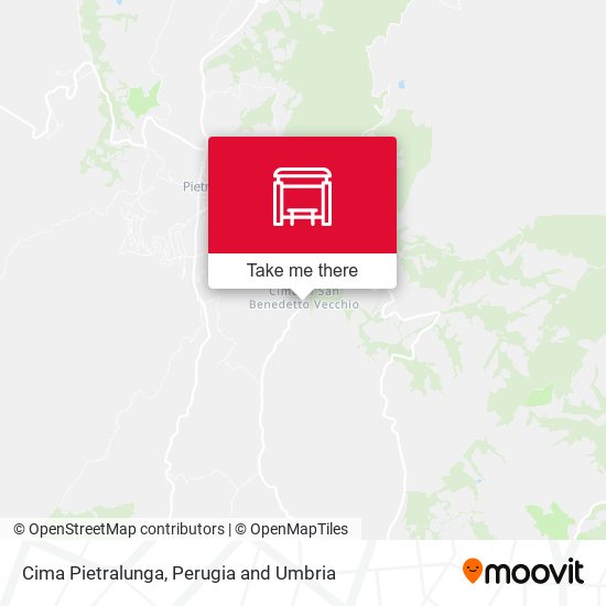 Cima Pietralunga map