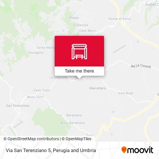 Via San Terenziano 5 map
