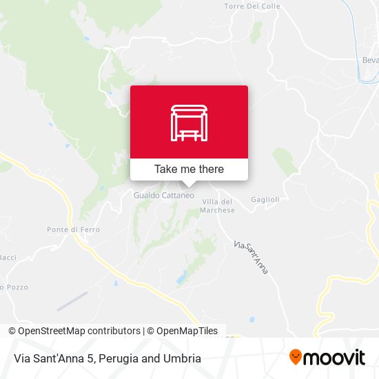 Via Sant'Anna 5 map