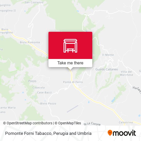 Pomonte Forni Tabacco map