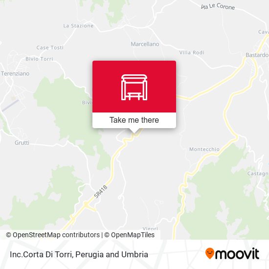 Inc.Corta Di Torri map