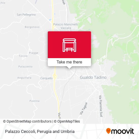 Palazzo Ceccoli map