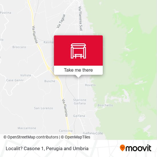 Localit? Casone 1 map