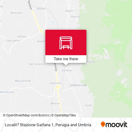 Localit? Stazione Gaifana 1 map