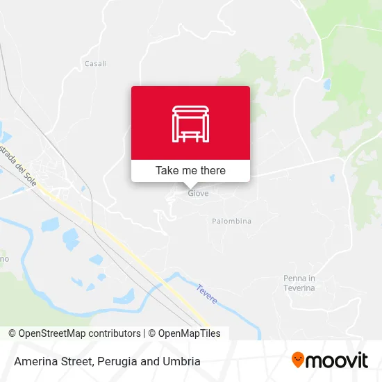 Amerina Street map