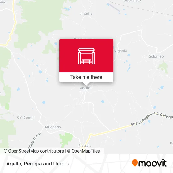 Agello map