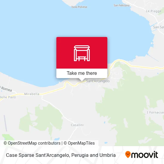 Sant'Arcangelo Scattered Houses map